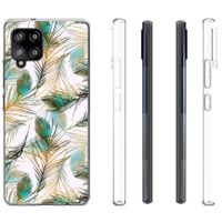 iMoshion Design hoesje Samsung Galaxy A42 - Pauw / Groen