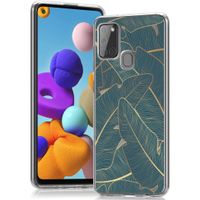 iMoshion Design hoesje Samsung Galaxy A21s - Veren - Groen