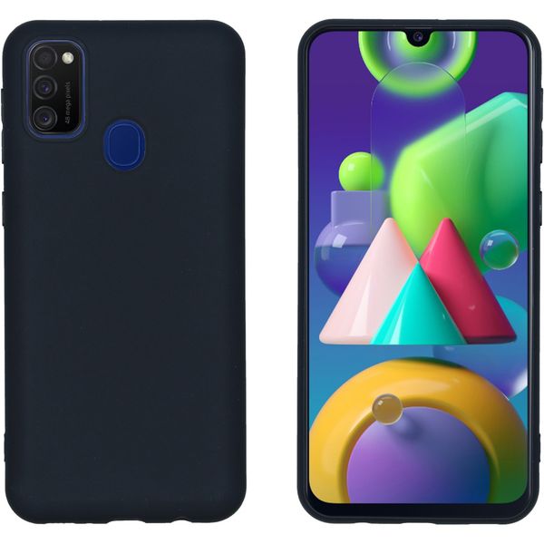 iMoshion Color Backcover Samsung Galaxy M30s / M21 - Zwart