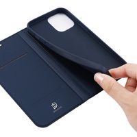 Dux Ducis Slim Softcase Bookcase iPhone 12 Mini - Donkerblauw