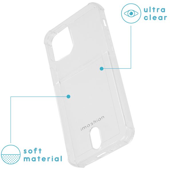 iMoshion Softcase Backcover met pashouder iPhone 12 (Pro)