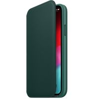 Apple Leather Folio Bookcase iPhone X / Xs - Forest Green