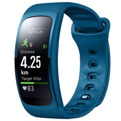 iMoshion Siliconen bandje Samsung Gear Fit 2 / 2 Pro - Blauw