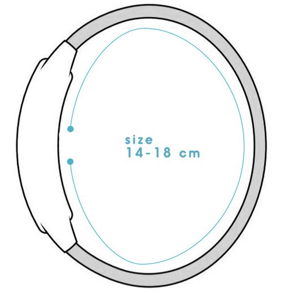 iMoshion Siliconen bandje Fitbit Sense / Versa 3 - Donkergrijs