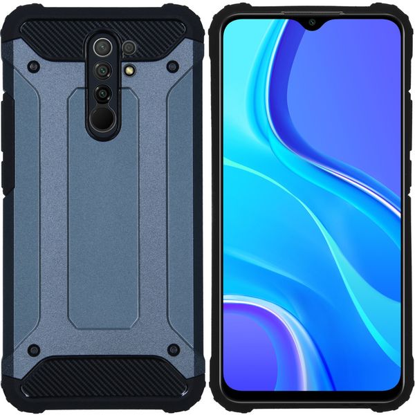 iMoshion Rugged Xtreme Backcover Xiaomi Redmi 9 - Donkerblauw