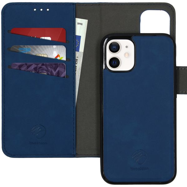 iMoshion Uitneembare 2-in-1 Luxe Bookcase iPhone 12 Mini - Blauw