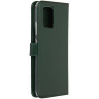 Selencia Echt Lederen Bookcase Samsung Galaxy S10 Lite - Groen