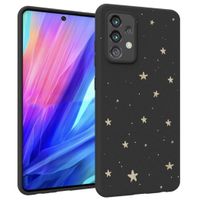 iMoshion Design hoesje Samsung Galaxy A52(s) (5G/4G) - Sterren / Zwart