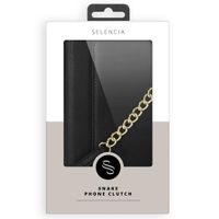 Selencia Tierra Uitneembare Slang Clutch iPhone 11 - Zwart