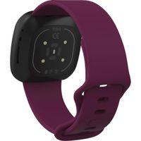 iMoshion Siliconen bandje Fitbit Sense / Versa 3 - Donkerrood