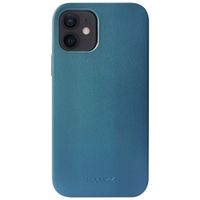 Accezz Leather Backcover met MagSafe iPhone 12 Mini - Donkerblauw