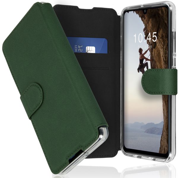 Accezz Xtreme Wallet Bookcase Huawei P30 Lite - Donkergroen