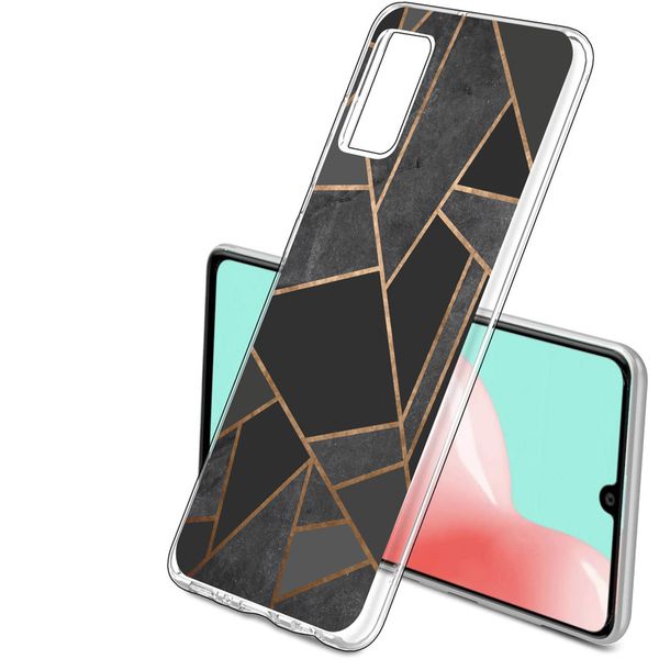 iMoshion Design hoesje Samsung Galaxy A41 - Grafisch Koper / Zwart