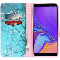 Design Softcase Bookcase Samsung Galaxy A7 (2018)