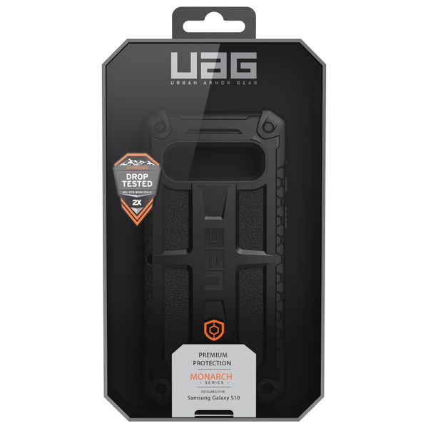 UAG Monarch Backcover Samsung Galaxy S10 - Zwart