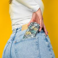 iMoshion Design hoesje iPhone Xr - Jungle - Wit / Zwart Groen