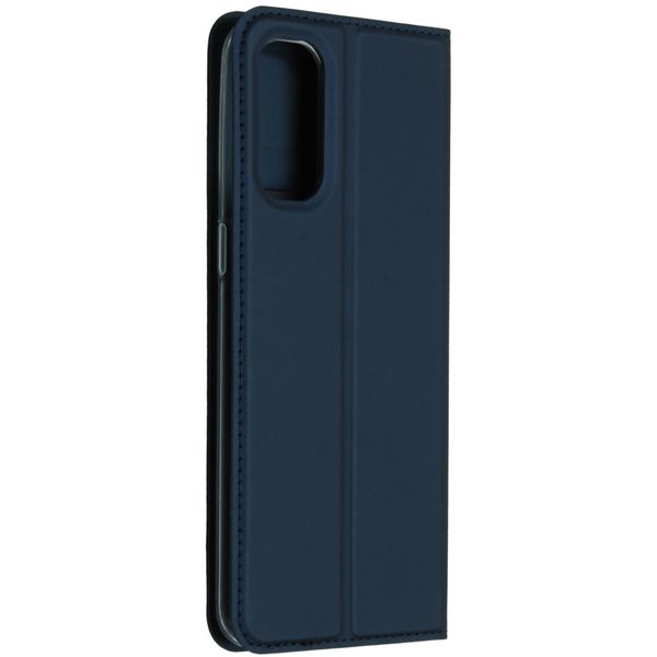 Dux Ducis Slim Softcase Bookcase Oppo Reno4 5G - Donkerblauw