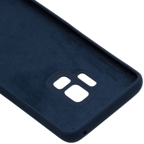 Accezz Liquid Silicone Backcover Samsung Galaxy S9 - Blauw