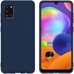 iMoshion Color Backcover Samsung Galaxy A31 - Donkerblauw