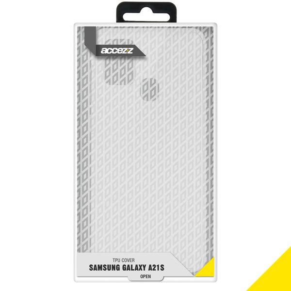 Accezz Clear Backcover Samsung Galaxy A21s - Transparant