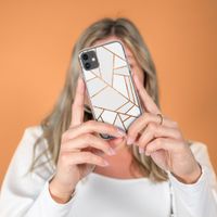 iMoshion Design hoesje Huawei P Smart (2020) - Grafisch Koper / Wit