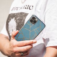 iMoshion Design hoesje Samsung Galaxy A41 - Grafisch Koper / Blauw