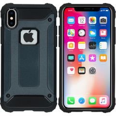 iMoshion Rugged Xtreme Backcover iPhone X - Donkerblauw