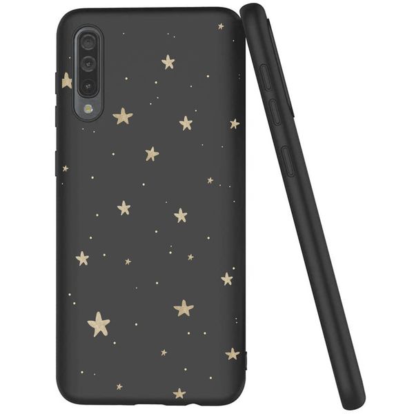 iMoshion Design hoesje Samsung Galaxy A50 / A30s - Sterren / Zwart