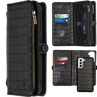 iMoshion 2-in-1 Wallet Bookcase Samsung Galaxy S21 - Black Crocodile