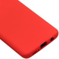 Accezz Liquid Silicone Backcover Samsung Galaxy S9 - Rood