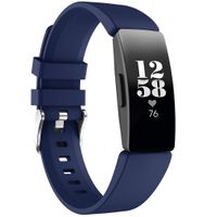 iMoshion Siliconen bandje Fitbit Inspire - Donkerblauw