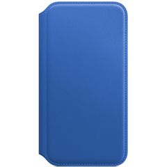 Apple Leather Folio Bookcase iPhone X / Xs - Electric Blue