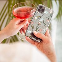 iMoshion Design hoesje Samsung Galaxy A42 - Bloem - Roze / Groen