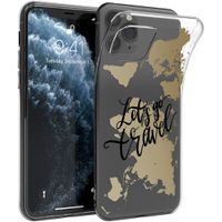 iMoshion Design hoesje iPhone 11 Pro - Let's Go Travel / Zwart