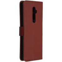 Basic Litchi Bookcase Oppo Reno2 Z - Bruin