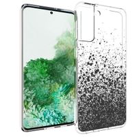 iMoshion Design hoesje Samsung Galaxy S21 Plus - Spetters - Zwart