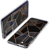 iMoshion Design hoesje Motorola Moto G8 Power - Grafisch Koper / Zwart