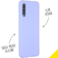 Accezz Liquid Silicone Backcover Samsung Galaxy A50 / A30s - Paars