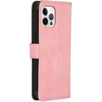 iMoshion Luxe Bookcase iPhone 12 (Pro) - Roze