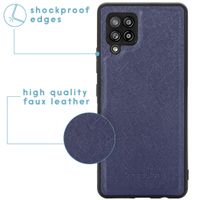 iMoshion Luxe Portemonnee Samsung Galaxy A42 - Donkerblauw