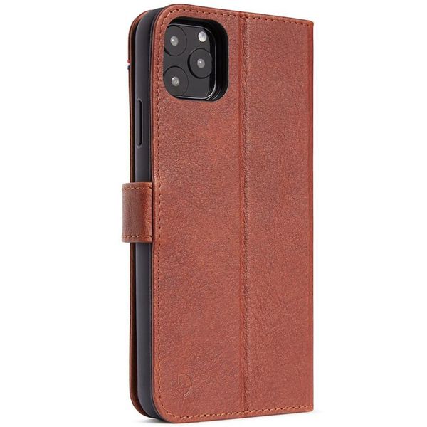 Decoded 2 in 1 Leather Bookcase iPhone 11 Pro - Bruin