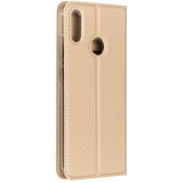 Dux Ducis Slim Softcase Bookcase Huawei Y7 (2019) - Goud