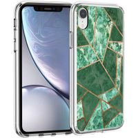 iMoshion Design hoesje iPhone Xr - Grafisch Koper / Groen