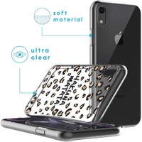 iMoshion Design hoesje iPhone Xr - Luipaard - Bruin / Zwart