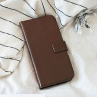 Selencia Echt Lederen Bookcase Samsung Galaxy Note 10 Plus - Bruin