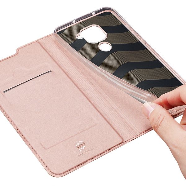 Dux Ducis Slim Softcase Bookcase Xiaomi Redmi Note 9 - Rosé Goud