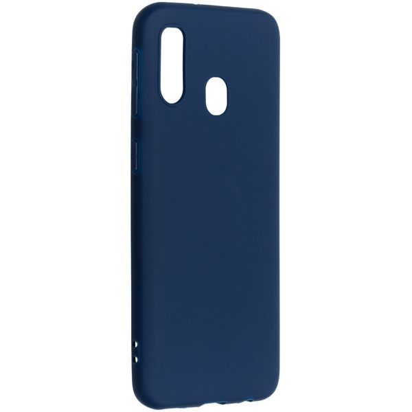 iMoshion Color Backcover Samsung Galaxy A40 - Donkerblauw