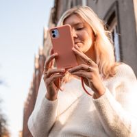 iMoshion Color Backcover met afneembaar koord iPhone Xr - Peach