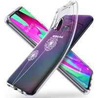 iMoshion Design hoesje Samsung Galaxy A40 - Paardenbloem - Wit