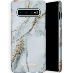 Selencia Maya Fashion Backcover Samsung Galaxy S10 - Marble Stone